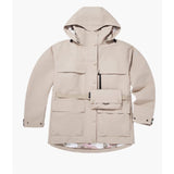 multi pocket waterproof warm and hooded outdoor jacket