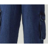 women's casual wide leg jeans with pocket