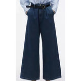 women's high waist  wide leg jeans