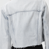 women's casual short denim jacket